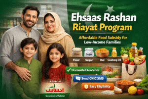 Ehsaas Rashan Riayat Program subsidized ration Pakistan